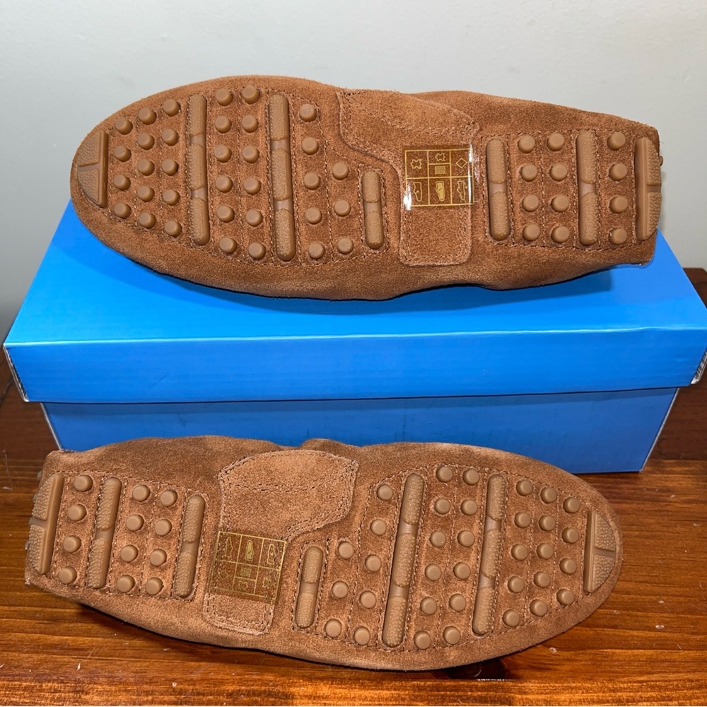 Jack Rogers women’s Brown Suede Loafers driver with tassel - Picture 7 of 8